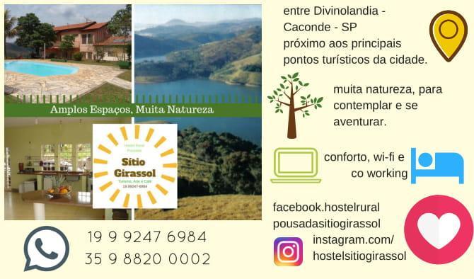 Hostel Sitio Girassol Caconde Exterior foto